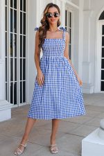 Robe Guinguette Vichy Bohème