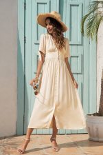 Robe Ivoire Bohème Vintage
