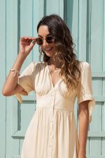 Robe Ivoire Bohème Vintage