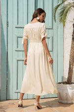 Robe Ivoire Bohème Vintage