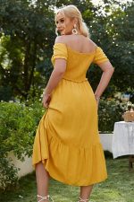 Robe Jaune Bohème Grande Taille