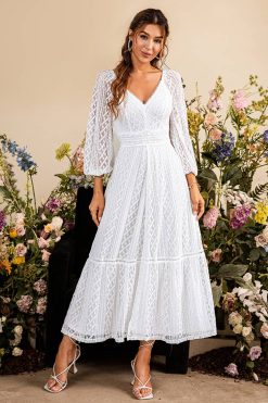 Robe Longue Blanche Bohème