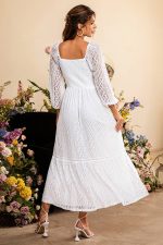 Robe Longue Blanche Bohème