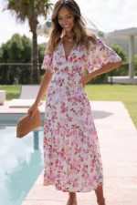 Robe Longue Bohème Rose