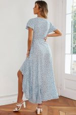 Robe Maxi Femme Bohème Petite Fleur
