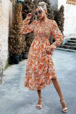 Robe Fleurs Longue Bohème