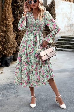 Robe Fleurs Longue Bohème