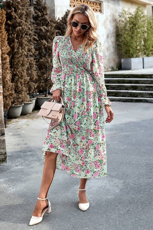 Robe Fleurs Longue Bohème
