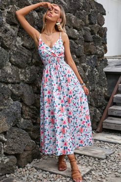 Robe Longue Imprime Bohème