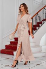 Robe Mariage Bohème Manche Courte