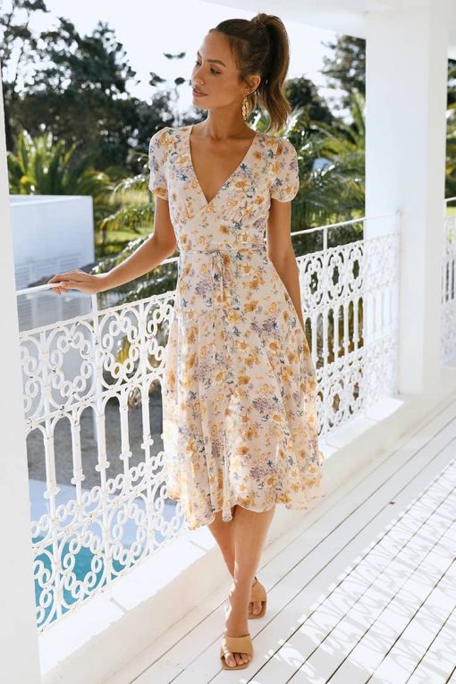 Robe Midi Bohème
