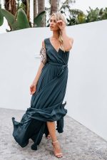 Robe Cache Coeur Longue Bohème
