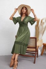 Robe Pour Mariage Bohème Kaki