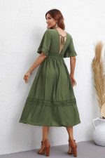 Robe Pour Mariage Bohème Kaki