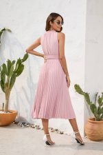 Robe Rose Poudre Mariage Bohème