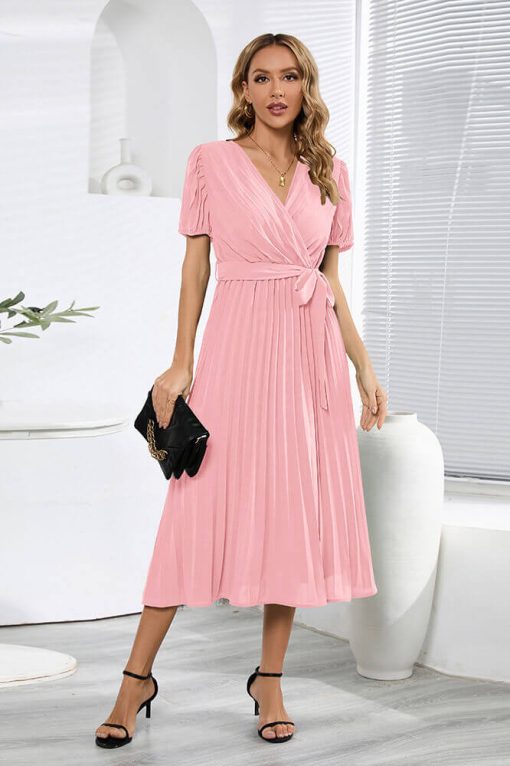Robe Plissee Bohème