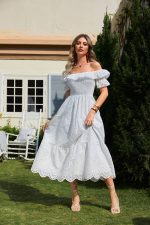 Robe Soirée Bohème Blanche