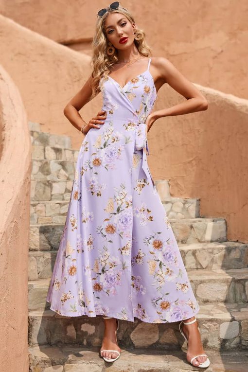 Robe Violette Bohème